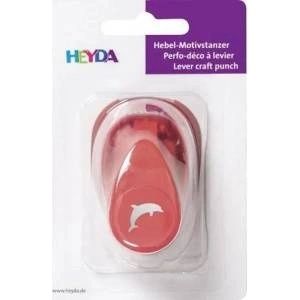Heyda Decorative hole punch medium 17mm dolphin