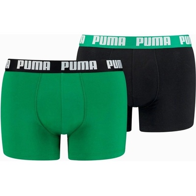 Puma Basic Boxer zelené 2pack