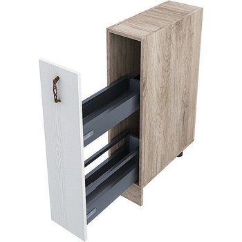 ИРИМ Долен кухненски шкаф Сити АРФ-Бяло фладер-04-58 20 см