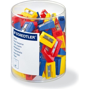 STAEDTLER Острилка Staedtler 510 50 единична, опаковка 100 броя, асорти (21168-А)