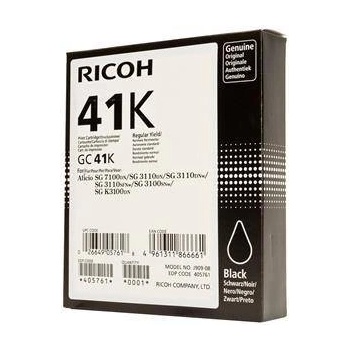 Ricoh Касета с мастило-гел ricoh gc-41k (405761) - Черно, 2 500 копия