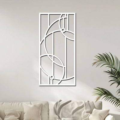 dřevo života Dekorační panel GATSBY III Rozměry (cm): 100x200, Zvolte barvu dekoru: Bílá