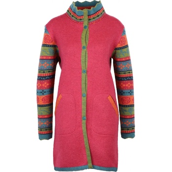 Flomax Дамско вълнено яке Flomax Women's Rosalia Oversized Coat Wool jacket - Türkis / Bunt - размер 40/42 (EU) (105-6547-0311)