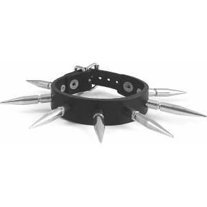 Leather & steel fashion гривна Big Spike Special - LSF1 103