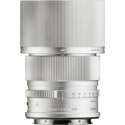 SIGMA 90 mm f/2,8 DG Contemporary pre L-mount strieborný