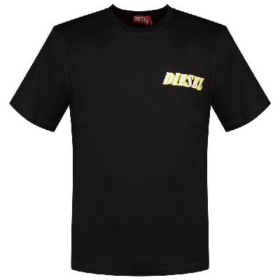 Тениска Diesel T Adjust K12 short sleeve T-shirt - Black (Black / Black / Black)