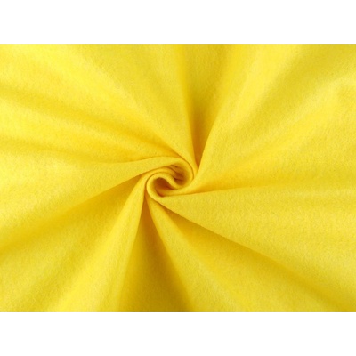 Filc / plsť soft metráž tloušťka 1,4 mm, střední, 2 (F37) žlutá