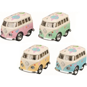Goki Метален автомобил Goki - VW Camper 1962, асортимент (12268)