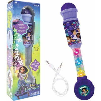 Lexibook Svítící trendy mikrofon Disney Encanto s melodiemi