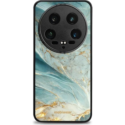 Mobiwear Glossy Xiaomi 14 Ultra 5G G022G Zelenkavý a zlatavý mramor