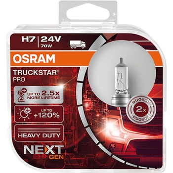 OSRAM Кутия Osram H7 24V 70W TRUCKSTAR PRO (884)