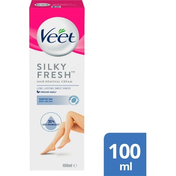 Veet Silk & Fresh Sensitive Skin krém na holenie pre ženy 100 ml