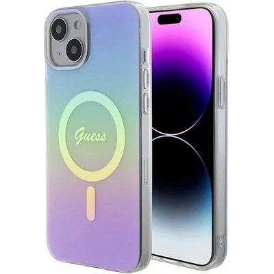 GUESS Кейс Guess IML Iridescent MagSafe за iPhone 15 Plus (3666339154790)