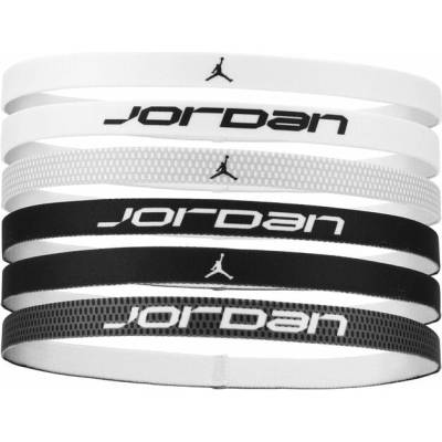 Jordan Elastic Sport čelenky černé/bílé 6 ks