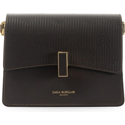 Sara Burglar Veronica Marrone crossbody kabelka Hnědá