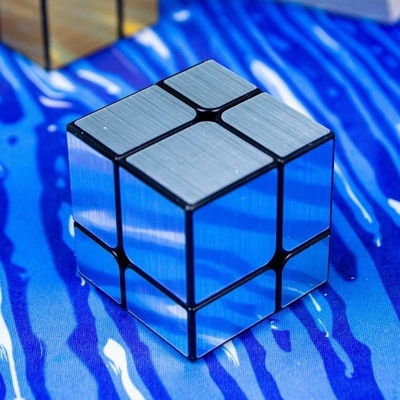 QiYi MoFangGe Mirror Cube 2x2 (QiYi) Strieborná