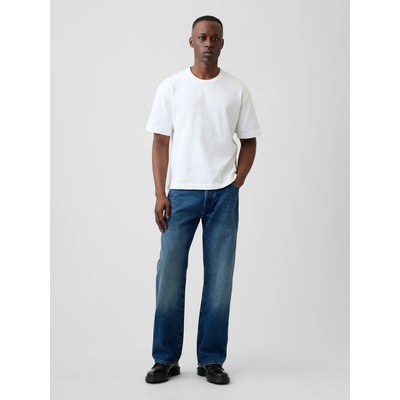 GAP Džíny 90s Loose Organic Unisex Tmavě modrá