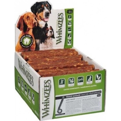 Whimzees Dental párek Veggie L 60 g 50 ks