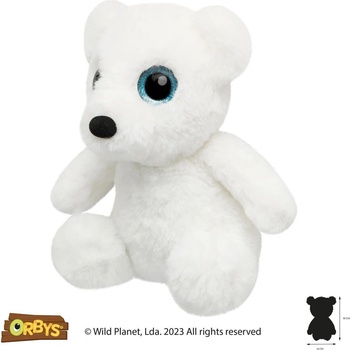 Wild Planet Плюшена играчка, Полярно мече 15см Wild Planet (K8723)
