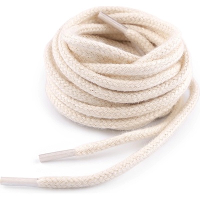 Prima-obchod Bavlněné tkaničky do bot, tenisek, mikin délka 120 cm, barva 2 režná světlá