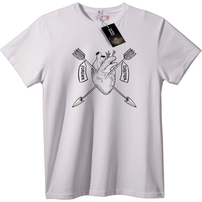 NOONEBRAND Тениска Любов Завинаги Сърце - 6XL, Black