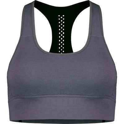 Mons Royale Дамско мериносово термобельо Mons royale Women's Stratos Merino Shift Sports Bra Sports bra - Shark - размер XS (115-1404-0511)