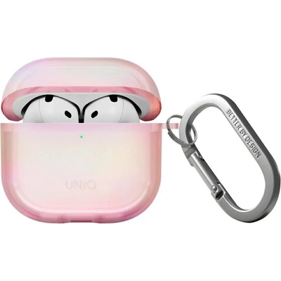Uniq Уникален калъф Iridescia AirPods 4 Hang Case - Holo Pink (8886463692684)