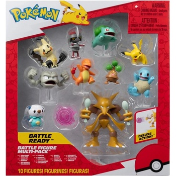 Jazwares Pokemon Battle Figure 10 Pc (pkw4118)