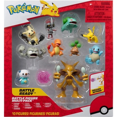 Jazwares Pokemon Battle Figure 10 Pc (pkw4118)