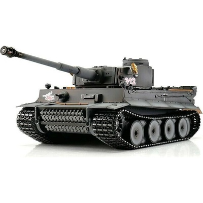TORRO tank PRO 1/16 RC Tiger I predchádzajúca verzia šedá kamufláž - infra IR - dym z hlavne