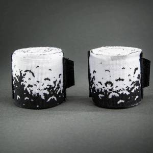 Venum | Официален Вносител за България Бинтове за Бокс Venum Bats Night Handwraps - Black/White 4m