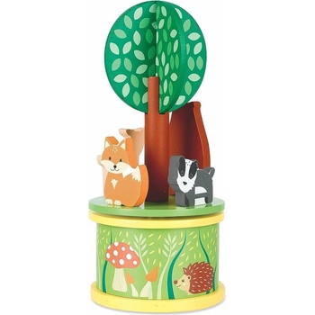 Orange Tree Toys Музикална въртележка, Orange Tree Toys - Горски Животни (OTT15067)