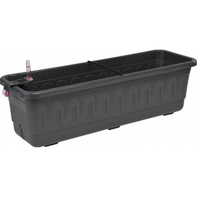 Hrantík samozavlažovací PLASTKON Fantázia antracit 80cm