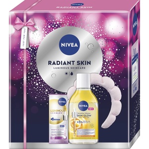 Nivea Подаръчен комплект Radiant Skin, с диадема, 2 части