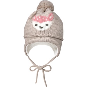 maximo Зимна шапка (beanie) maximo Mini Girl-Mütze Intarsia Reh Beanie - Buchemeliert - размер 43-45 cm (204-9224-0111)