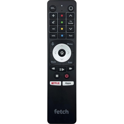 FETCH Gen 2 Mini 4K, Mighty PVR, Mini H671T M616T M605T, Mini & Gen 2 Set Top Box, Bluetooth - оригинален дистанционен контрол с гласово управление (Gen 2 Mini 4K, Mighty PVR, Mini H671T M616T M605T, Mini & Gen 2 Set Top Box, Bluetooth)