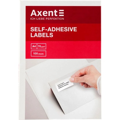 Етикети Axent 297x210 mm, 100 л. 1 етик (1110080-10-2460-A)