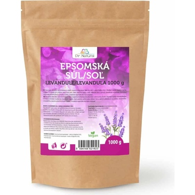 NUTRICIUS Epsomská soľ LEVANDULE 1000 g