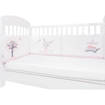 KikkaBoo Обиколник с дунапрен Pink Bunny 210см (41101080049)