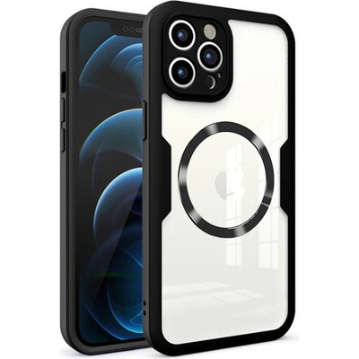 Techsuit Калъф за iPhone 12 Pro Max + Протектор - ColorVerse 360 MagSafe MagSafe Series - Черен