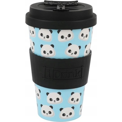 I Drink termohrnek RPED plast 435 ml Panda