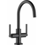Kludi Двуръкохватков смесител за умивалник Kludi Nova Fonte Puristic черен мат (201183915)