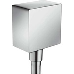 Hansgrohe Fixfit - Стенно коляно Square с възвратен клапан, хром 26455000 (26455000)