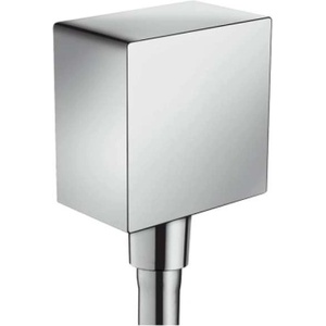 Hansgrohe Fixfit - Стенно коляно Square с възвратен клапан, хром 26455000 (26455000)