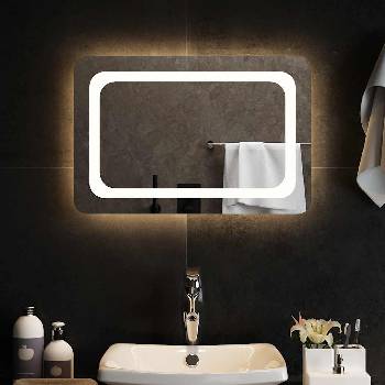vidaXL LED огледало за баня, 60x40 см (151782)