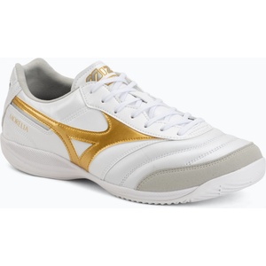 Mizuno Футболни обувки Mizuno Morelia Sala Elite IN white/football gold/galaxy sil