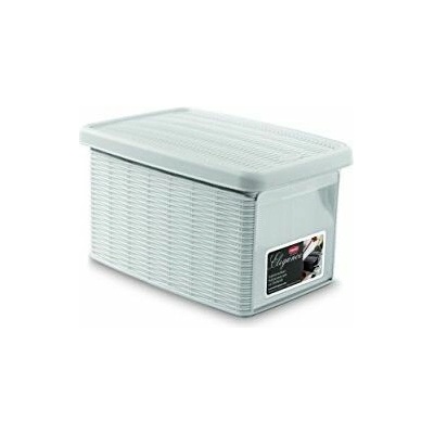STEFANPLAST Úložný box Elegance S 5,5 l boční výklop, bílý