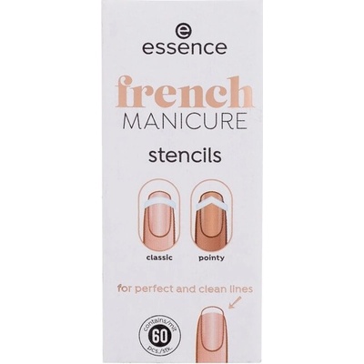 Essence French Manicure šablony na nehty pro francouzskou manikúru 60 ks – Zbozi.Blesk.cz