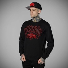 Hyraw Red Crewneck čierna