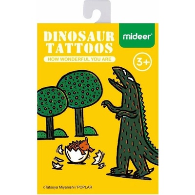 MiDeer Detské tetovanie Dinosaury 11ks